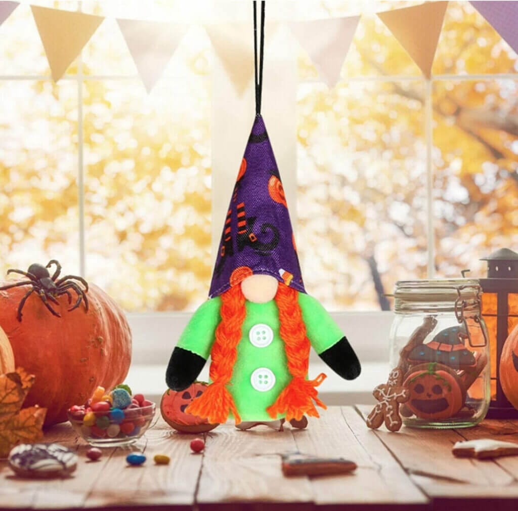 LED Halloween Gnom zum Aufhängen – 70% Rabatt