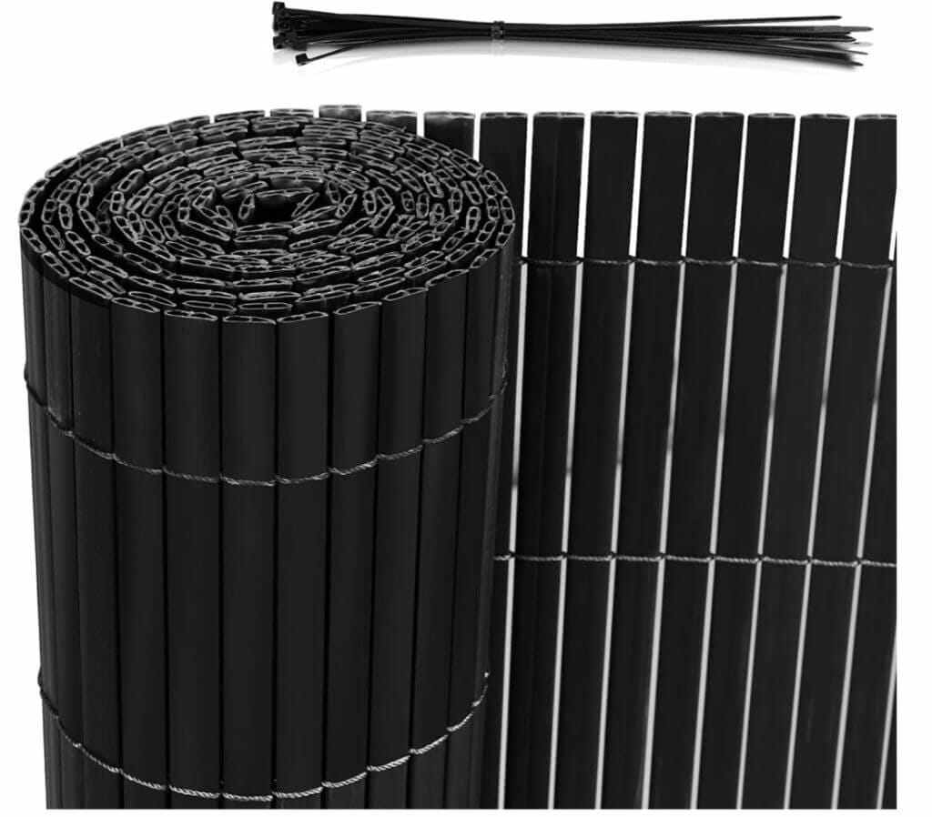 Jiubiaz Sichtschutzzaun aus PVC – 40% Rabatt