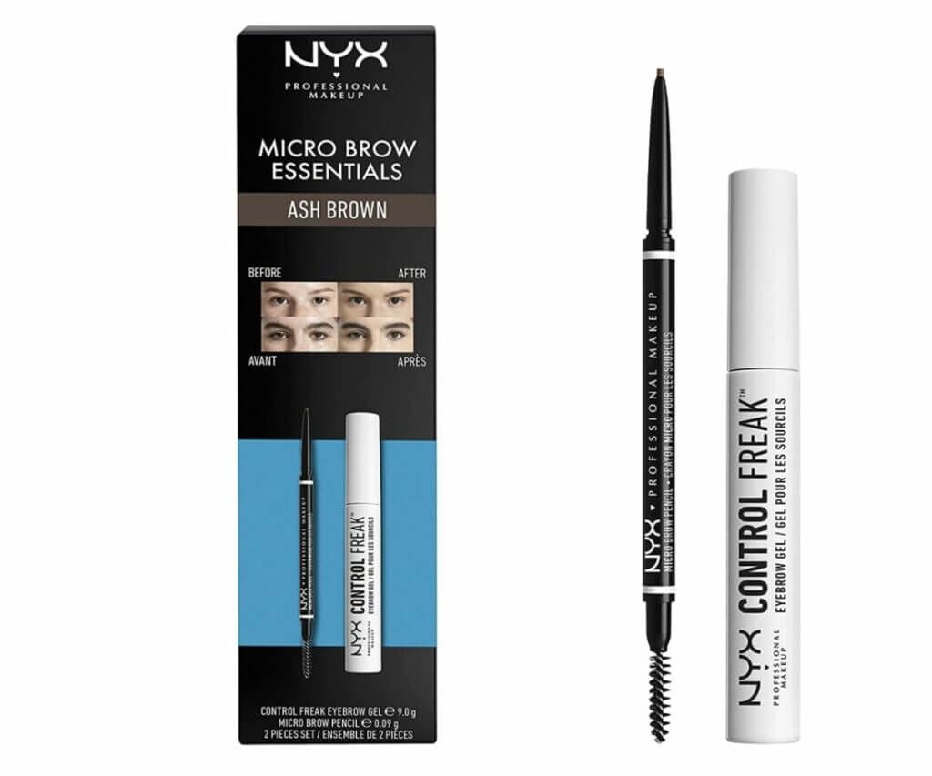 NYX Professional Makeup Micro Brow Pencil & Control Freak Doppel-Set ...