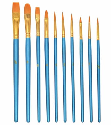 Für Anfänger und Profis: BOLUOMIZKALY Pinsel Set (10 Stück) - 70% Rabatt 3 Pinsel