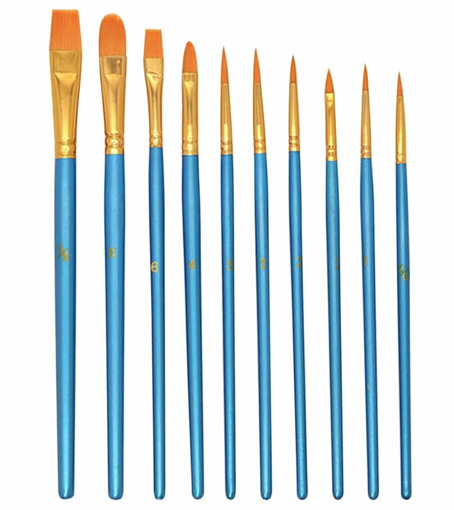 Für Anfänger und Profis: BOLUOMIZKALY Pinsel Set (10 Stück) – 70% Rabatt