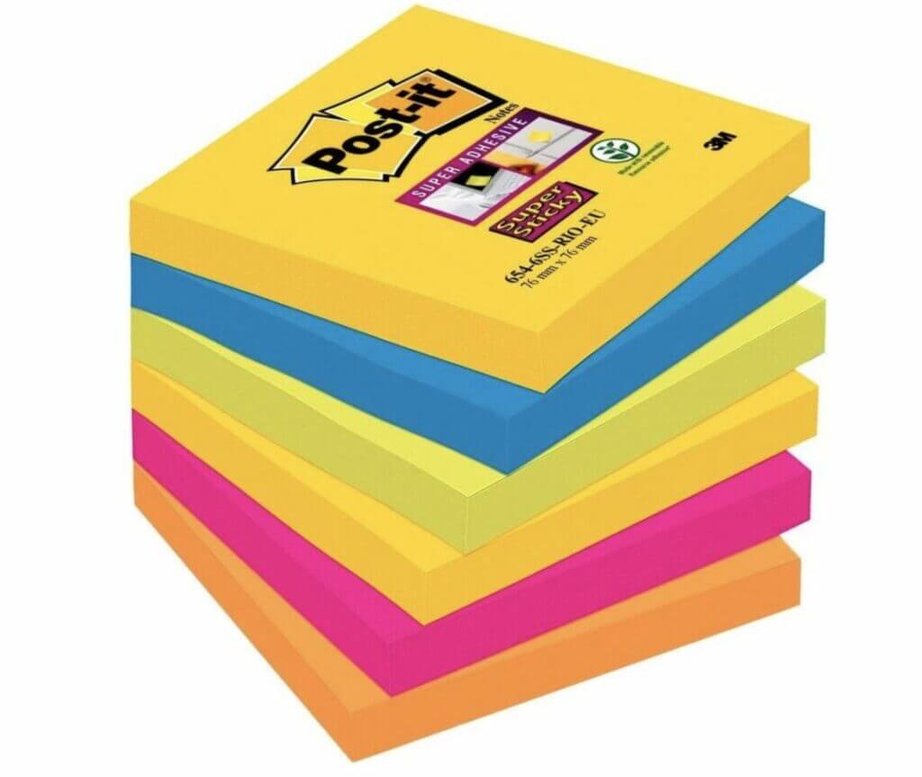 Post-it Super Sticky Notes 6 Stück – 28% Rabatt + 5% Spar-Abo