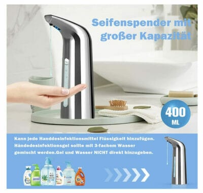 POPOLAT Automatischer Seifenspender - 50% Rabatt 4 Spender 1