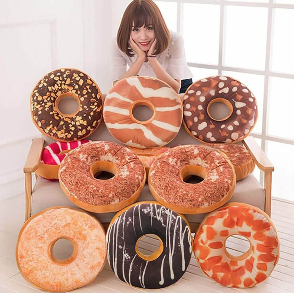 Für alle Donut Fans: Longra Donut Deko-Kissen – 70% Rabatt