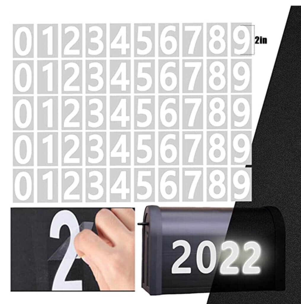 SHINEHUA Zahlenaufkleber für den Außenbereich – 70% Rabatt