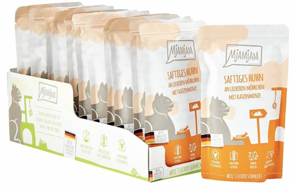 MjAMjAM – Premium Nassfutter für Katzen 12er Pack – 33% Rabatt