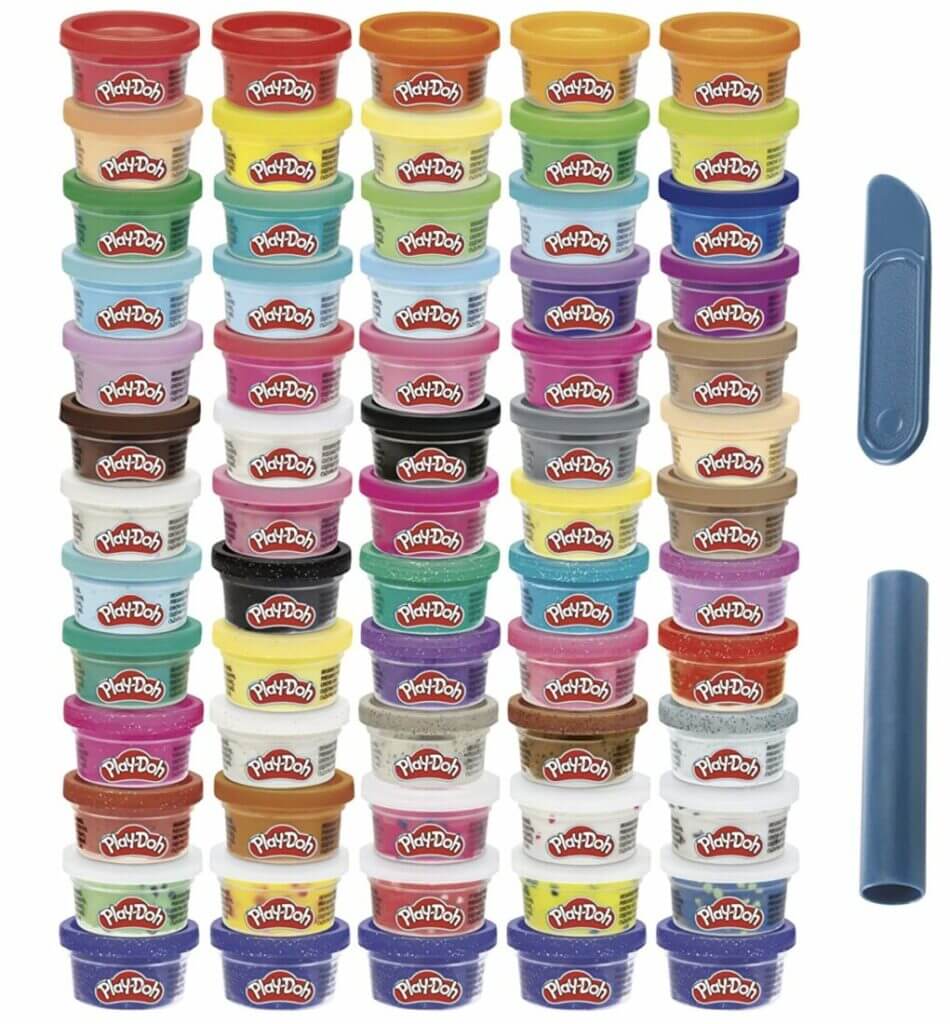 Play-Doh 65 Jahre Vielfalt Pack für Kinder ab 3 Jahren – 60 verschiedene Farben – 34% Rabatt