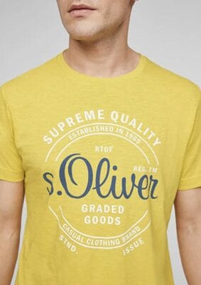 s.Oliver Herren T-Shirt Gelb - 64% Rabatt 4 s.Oliver Herren T Shirtg