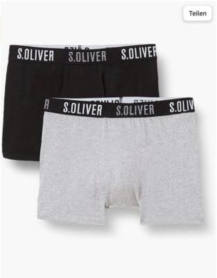 s.Oliver Jungen Shorts im Doppelpack Boxershorts 2er Pack