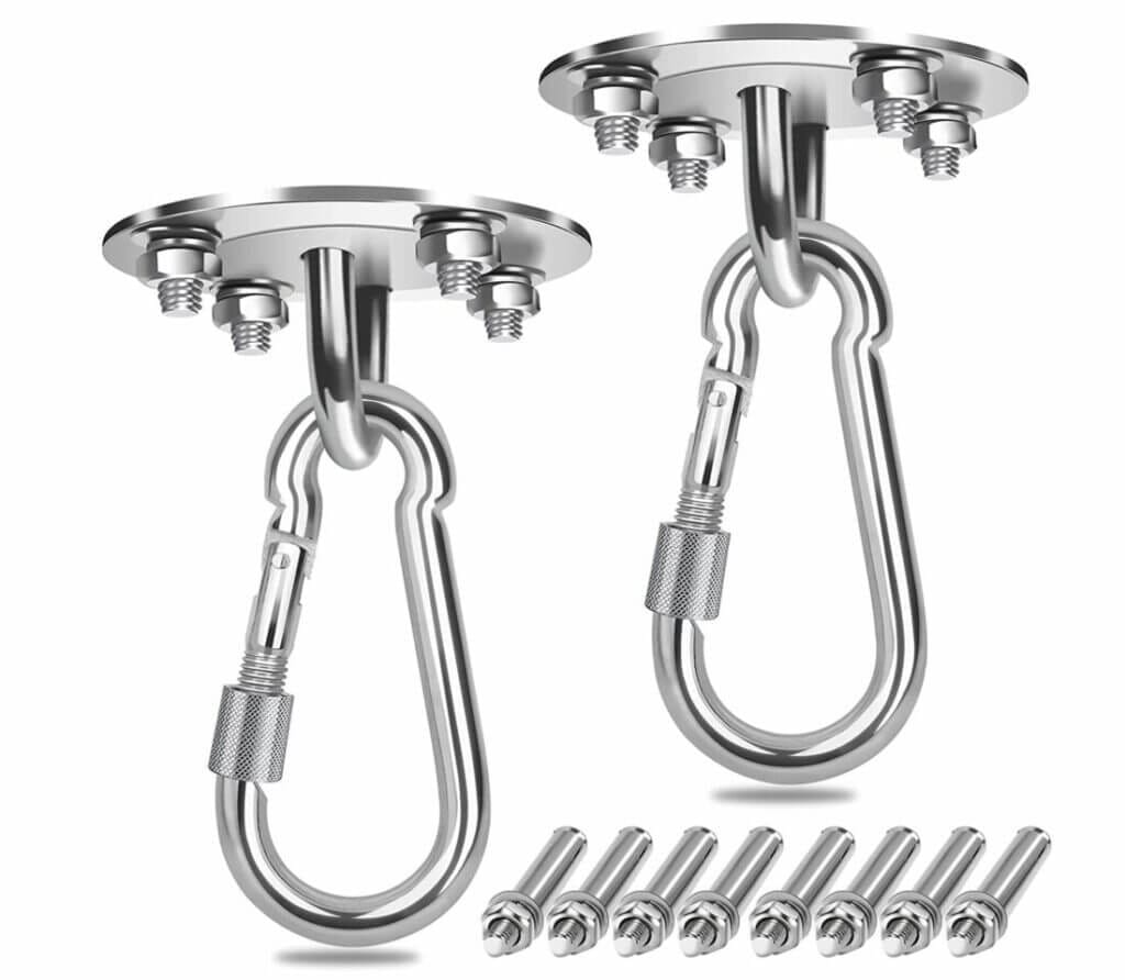 Tubiaz Schwerlasthaken (2 Stück) mit Montagezubehör – 50% Rabatt