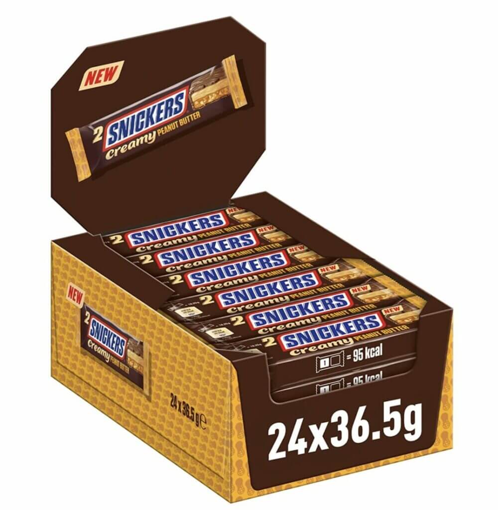 Vorsicht, die machen süchtig: Snickers Creamy Peanut Butter – 31% Rabatt