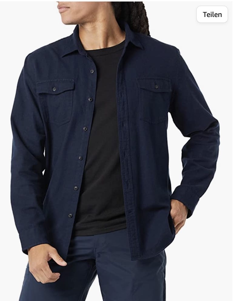 Amazon Essentials Herren Flanellhemd – 70% Rabatt