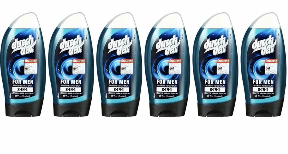 Duschdas Duschgel & Shampoo für Männer (6 x 250 ml) – 37% Rabatt