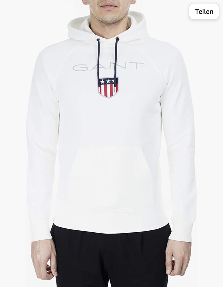 GANT Herren Shield Hoodie – 44% Rabatt