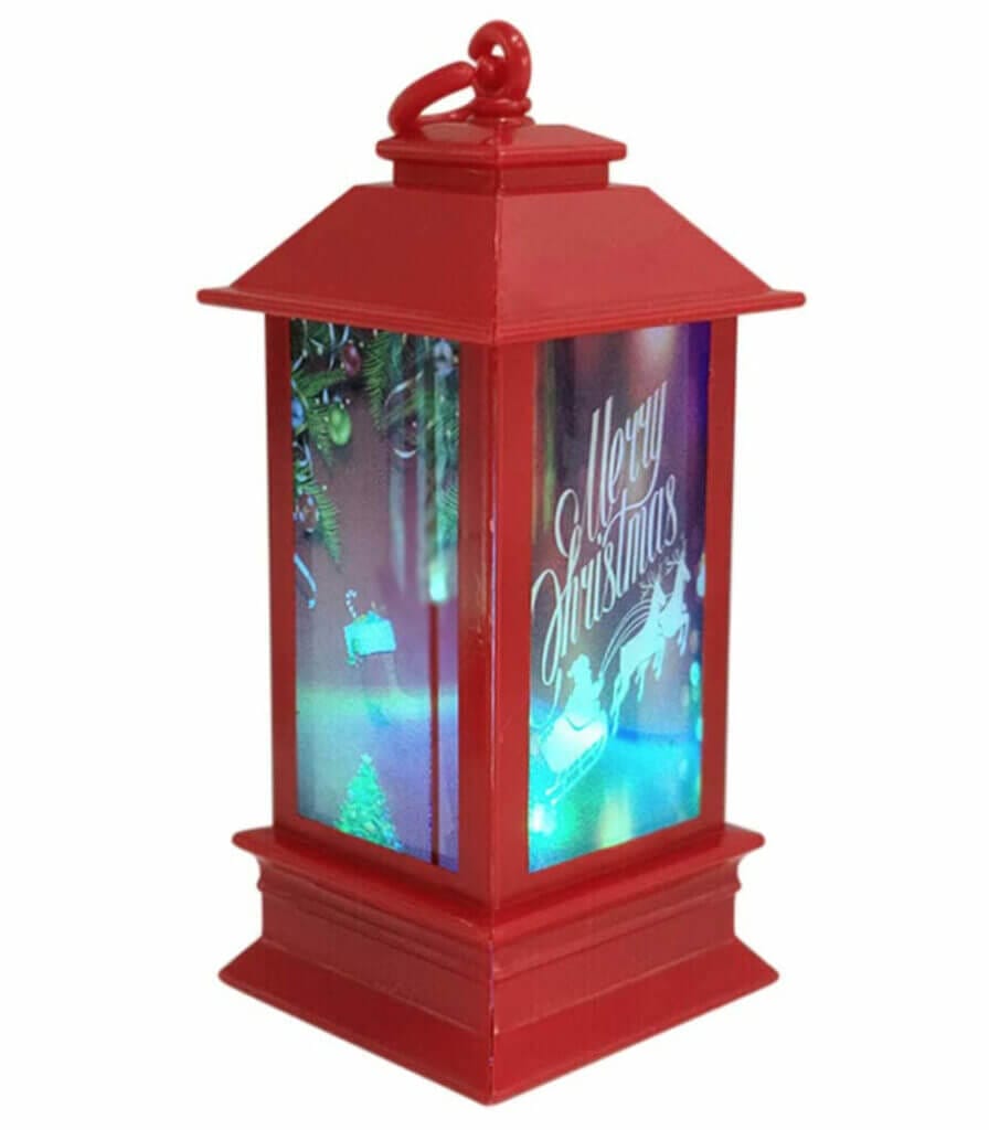 In vielen Designs: Dekorative LED Weihnachtslaterne von Generic – 70% Rabatt