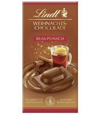 Lindt Weihnachtsschokolade Tafel Punsch