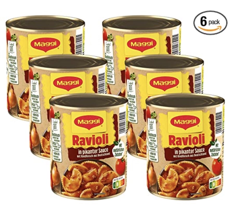MAGGI Ravioli in pikanter Sauce 6er Pack – 17% Rabatt