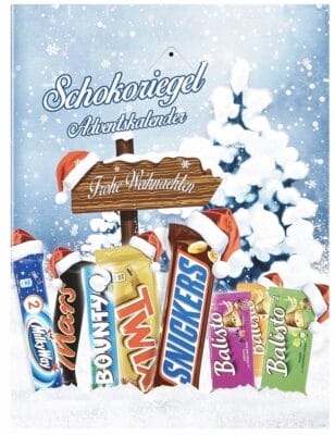 Mars Schokoriegel Adventskalender