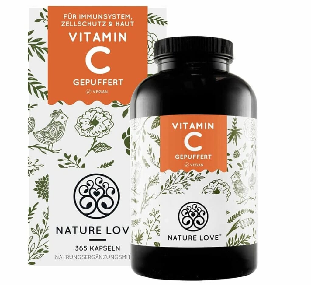 NATURE LOVE® Gepuffertes pflanzliches Vitamin C – 25% Rabatt + 5% Spar-Abo