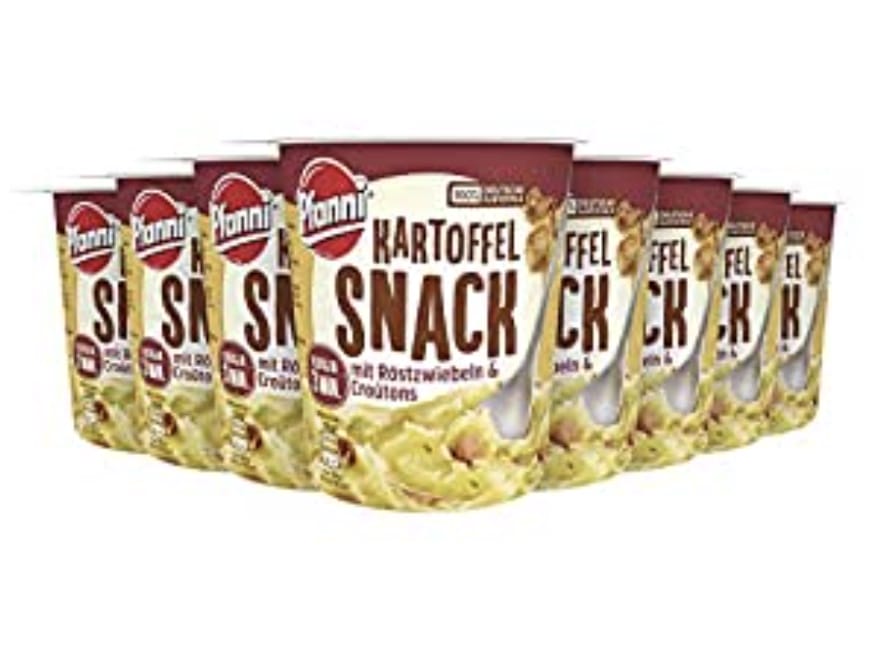 Pfanni Kartoffel Snack Röstzwiebeln & Croûtons 8er Pack – 33% Rabatt