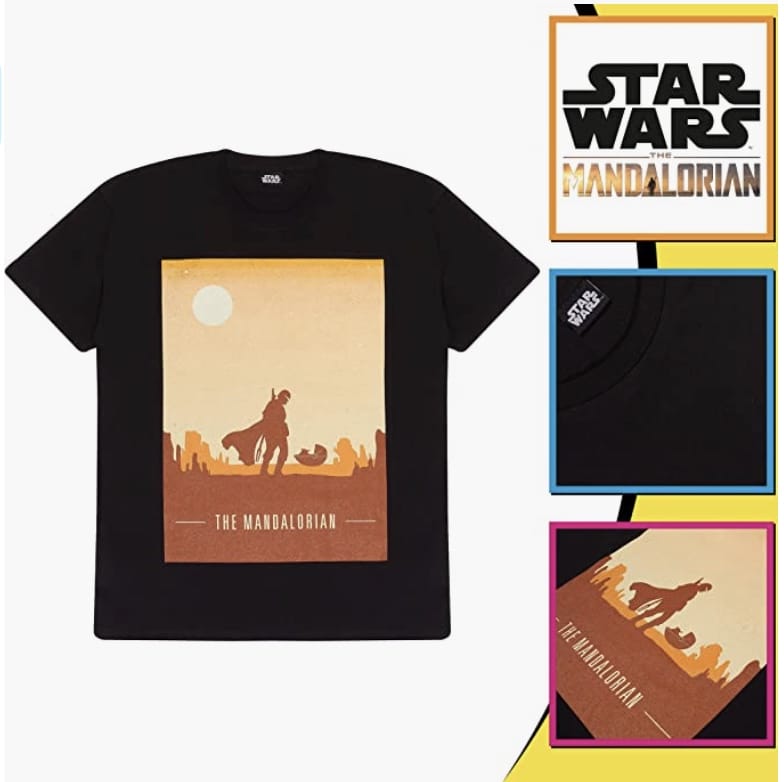 Popgear Herren Star Wars The Mandalorian T-Shirt – 32% Rabatt