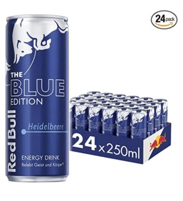Red Bull Energy Drink Blue Edition