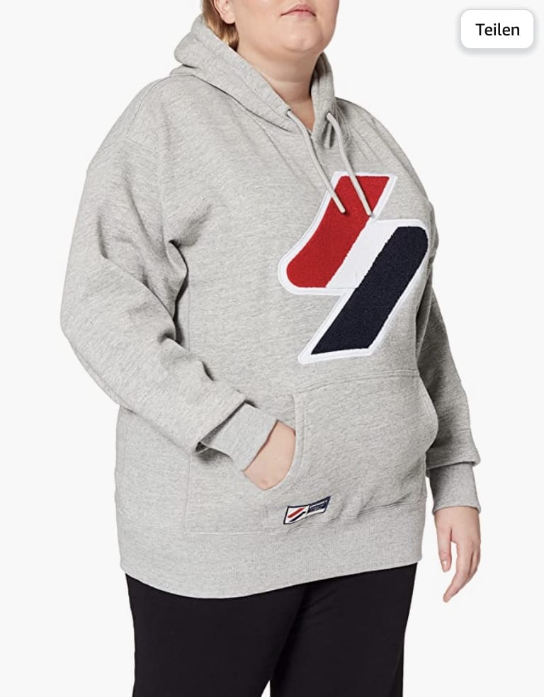 Superdry Damen Code Logo Hoodie – nur 35,41 €
