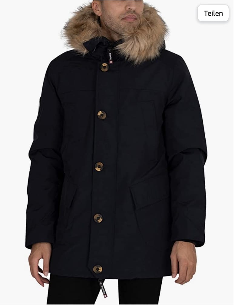 Superdry Herren Rookie Down Parka – 63% Rabatt