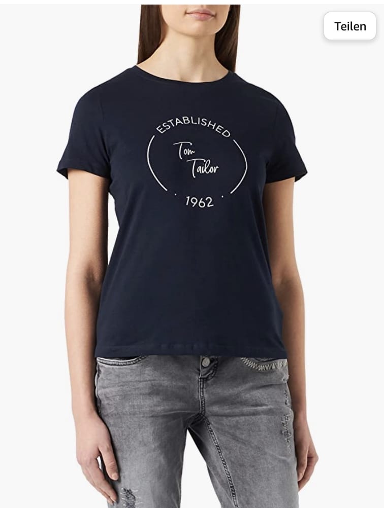 TOM TAILOR Damen Basic T-Shirt – 69% Rabatt