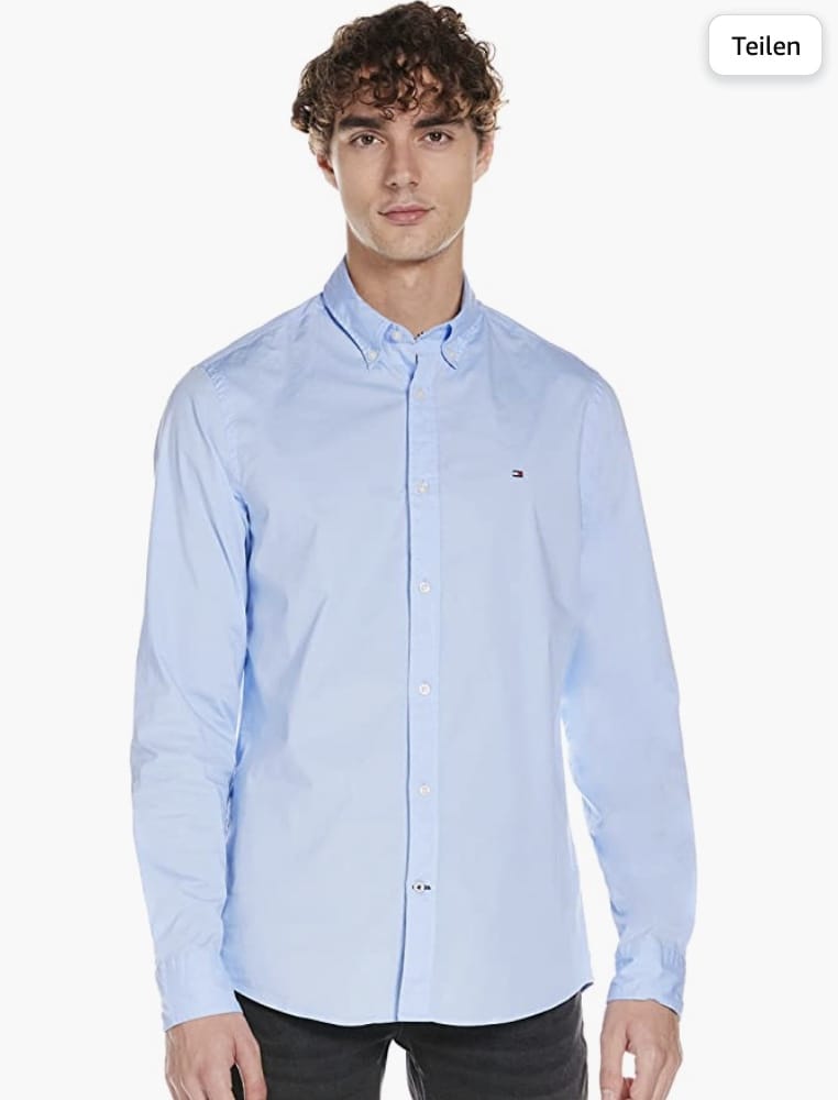 Tommy Hilfiger Herren Core Poplin Freizeithemd – 64% Rabatt
