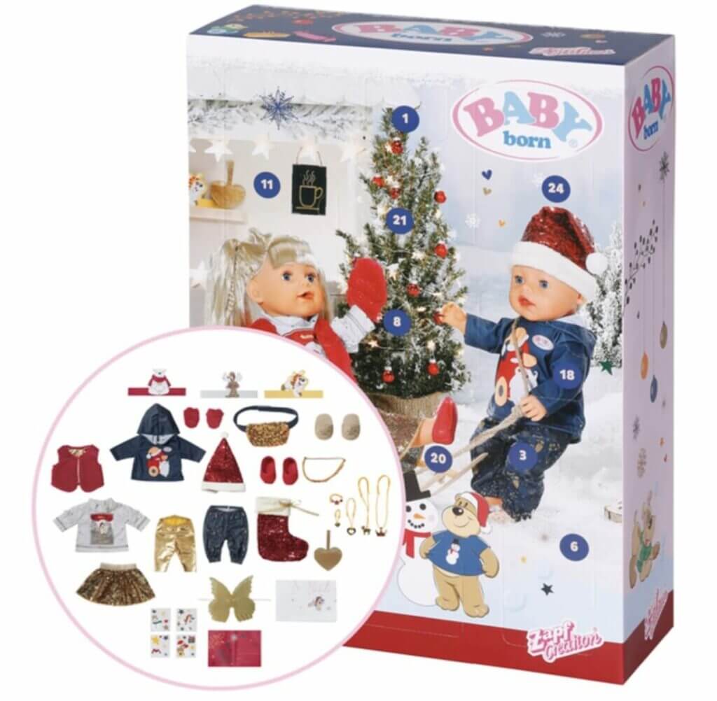 Zapf Creation BABY born Adventskalender 2022 – 26% Rabat
