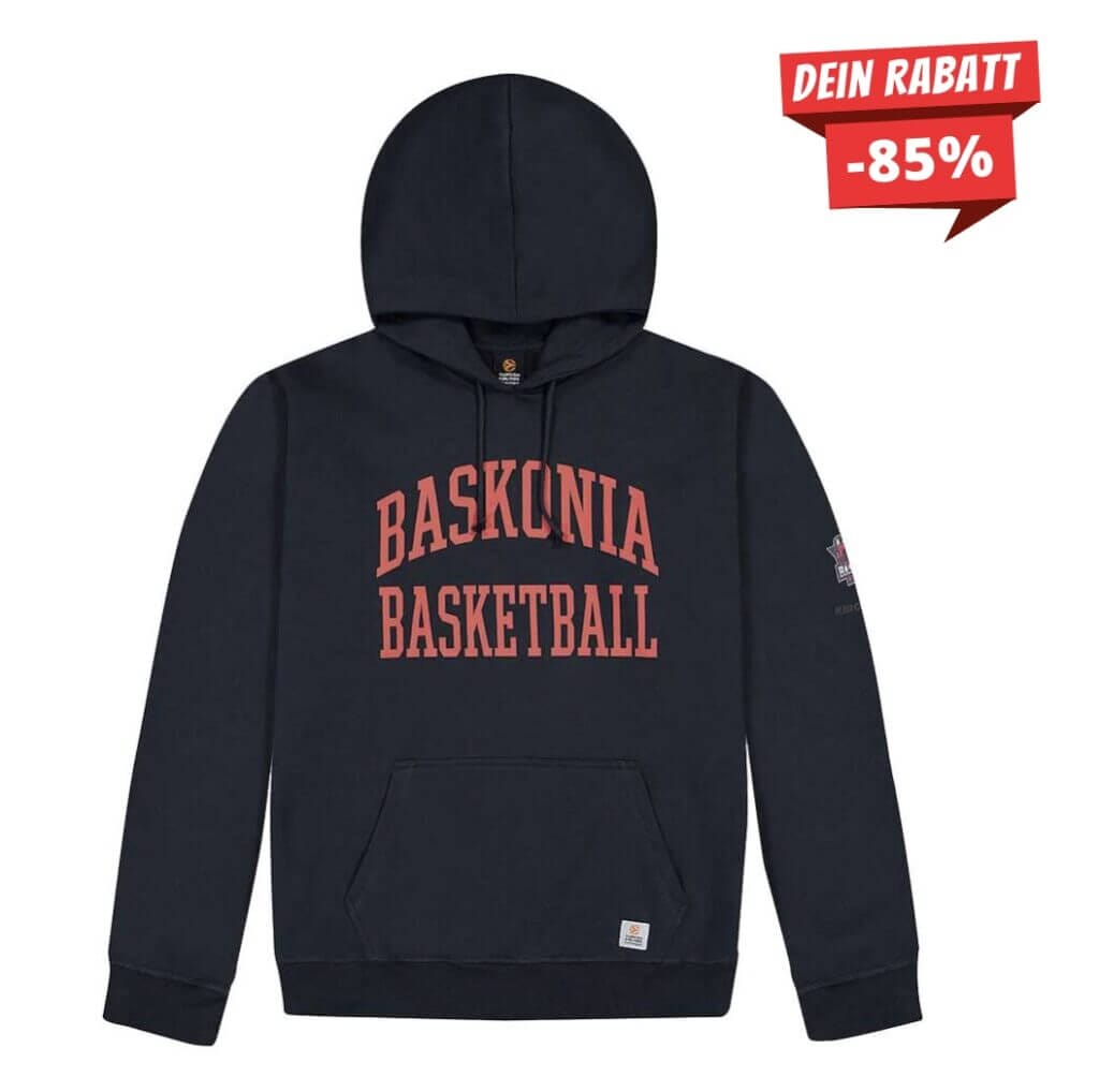 Kirolbet Baskonia EuroLeague Herren Basketball Hoodie – 85% Rabatt