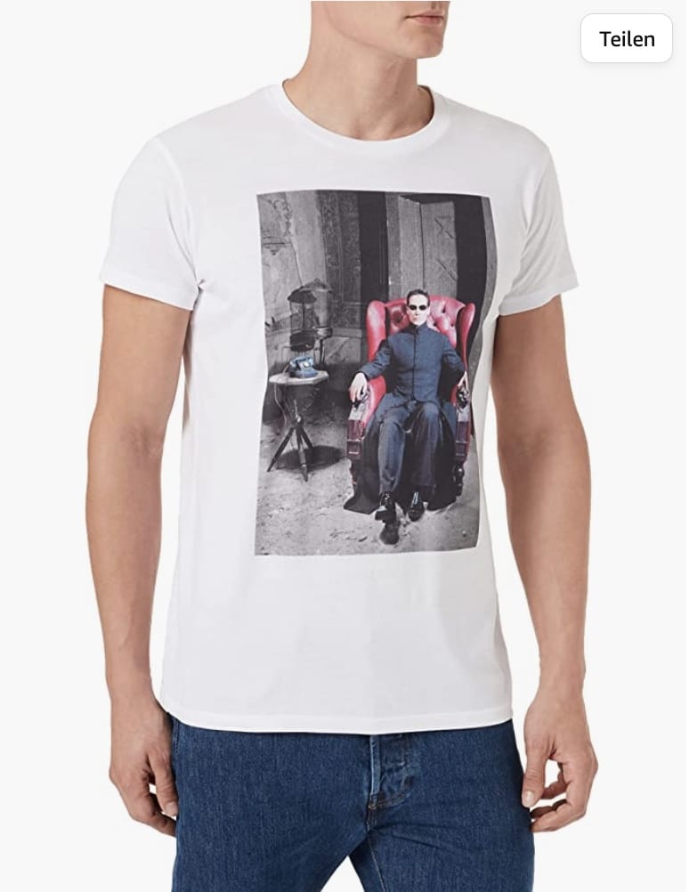 cotton division Herren T-Shirt Matrix Neo Phone – nur 5,20 €