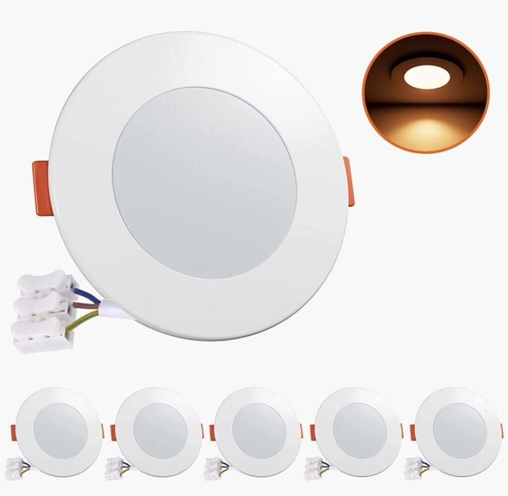 25 mm LED Einbaustrahler im 6er-Pack – 30% Rabatt