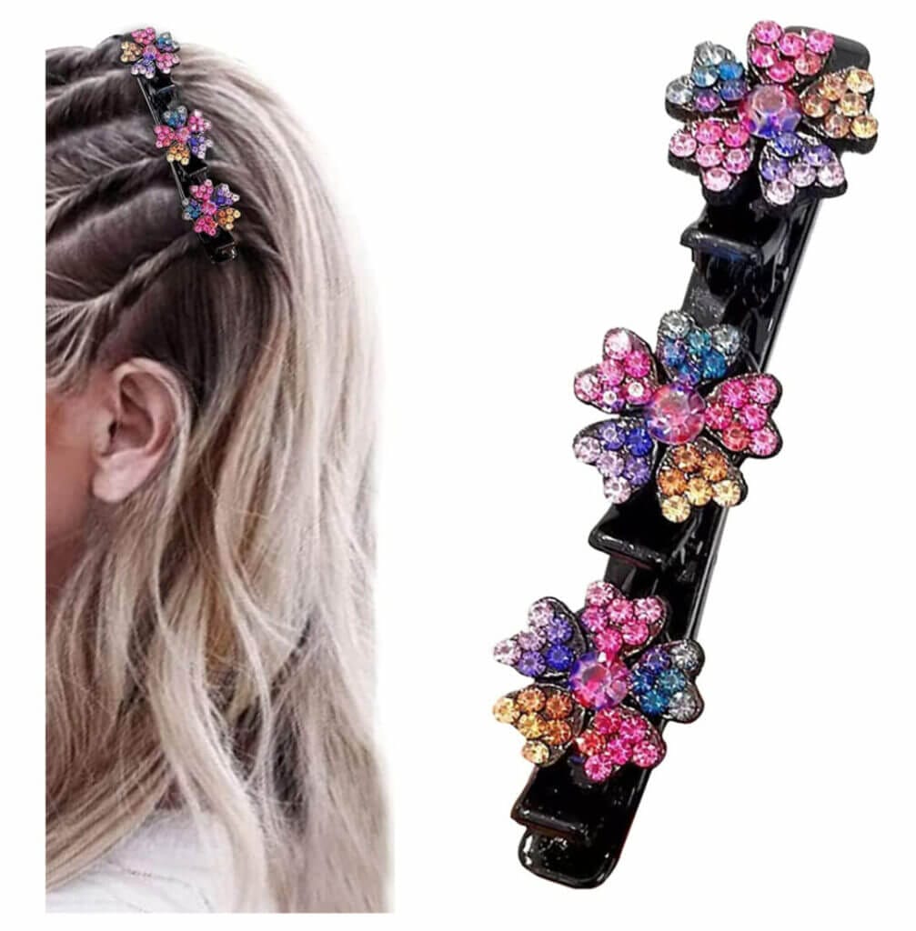 Sieht richtig toll aus: Glitzernde Kristallspange – 70% Rabatt