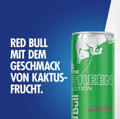 Red Bull Energy Drink in der Green Edition mit 24 x 250 ml Dosen