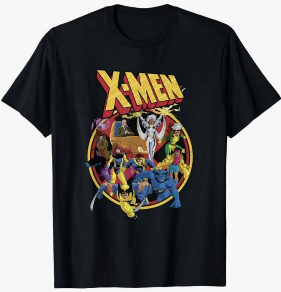 Marvel X-Men Animated Series Retro 90s T-Shirt – 30% Rabatt