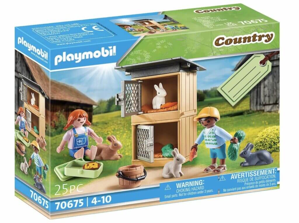 PLAYMOBIL Geschenkset: ‚Kaninchenfütterung‘ – 30% Rabatt