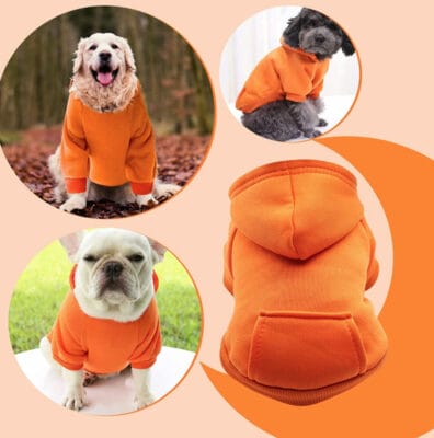 Super niedlich: FuyongKang Hunde Kapuzenpullover - 70% Rabatt 4 pulli