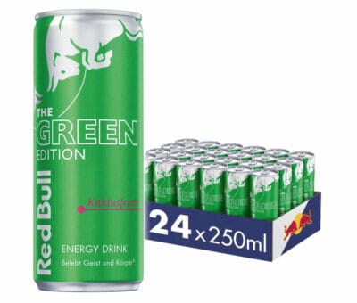 Red Bull Energy Drink in der Green Edition mit 24 x 250 ml Dosen