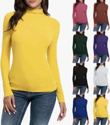 rollkragenbluse