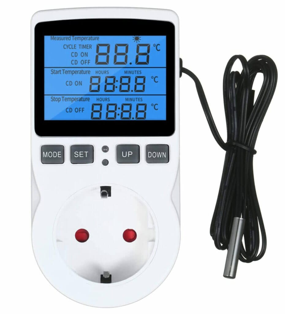 Mit einem Temperaturbereich von -40°C bis 120°C: pedkit LCD Thermostat-Controller – 50% Rabatt