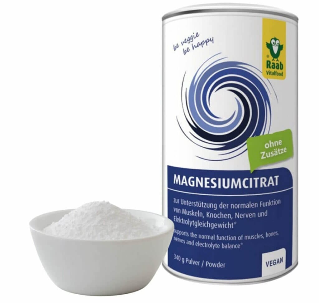 Raab Vitalfood Magnesiumcitrat Pulver (340g) – 29% Rabatt + 5% Spar-Abo+ weitere 25% Rabatt auf die erste Spar-Abo-Bestellung