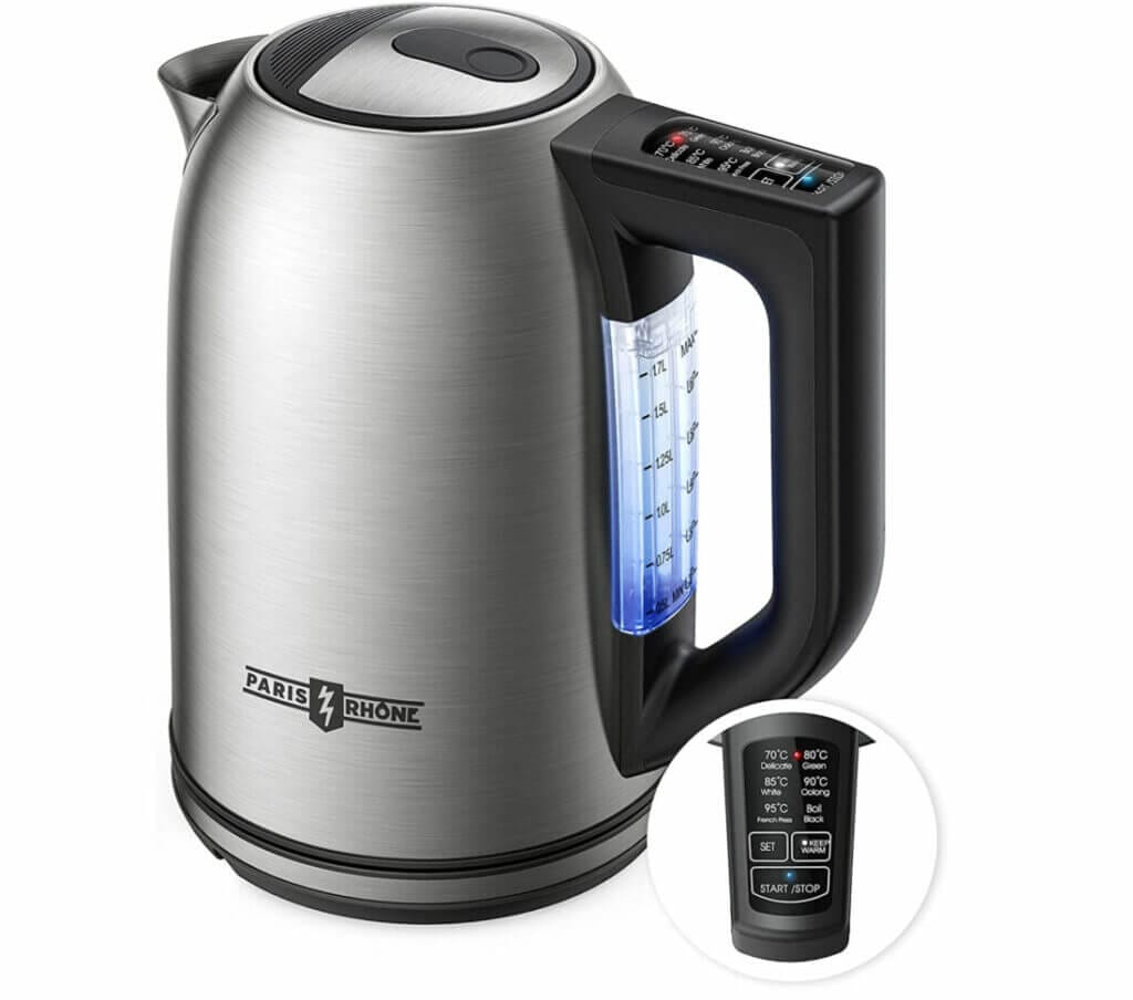 PARIS RHÔNE Edelstahl Wasserkocher – 50% Rabatt