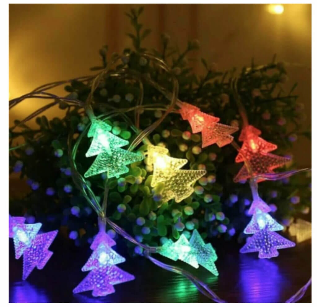 Für die Weihnachtsstimmung: Longra Weihnachtsbaum Lichterkette – 70% Rabatt