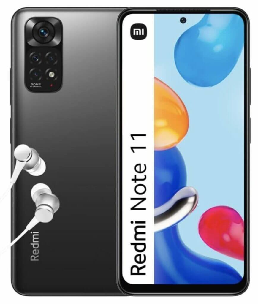 Xiaomi Redmi Note 11 Smartphone mit Kopfhörern – 39% Rabatt
