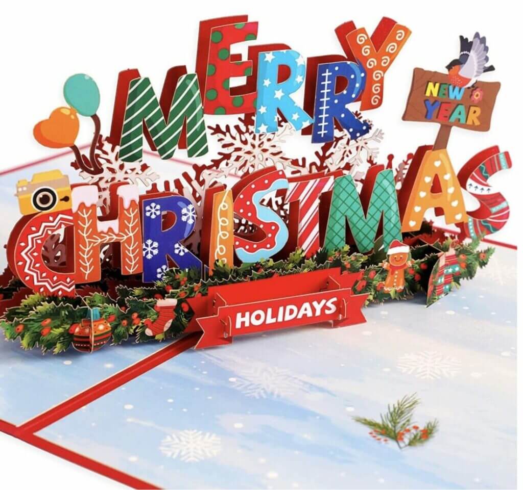 Lecone Pop-Up Karten für Weihnachten und Geburtstag – 50% Rabatt