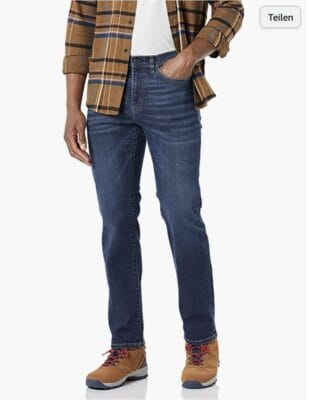 Amazon Essentials Herren Straight Fit High Stretch Jean