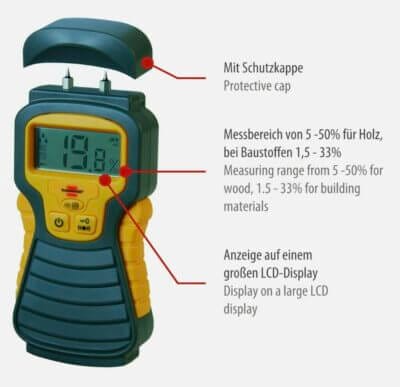 Brennenstuhl Feuchtigkeits-Messgerät technische Details