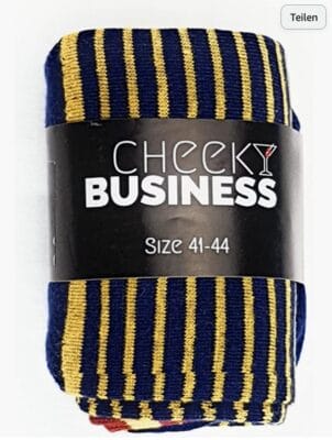 3 Paar CHEEKY BUSINESS Socken - 41% Rabatt 4 CHEEKY BUSINESS Bunte Socken1